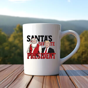 Santa's favorite President Mug - Humorous Trump Christmas