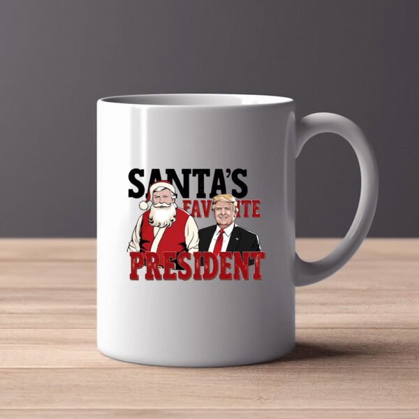 Santa's favorite President Mug - Humorous Trump Christmas2