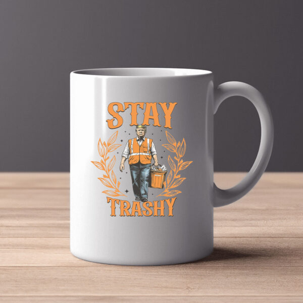 Stay Trashy Trump Mug , Funny President Trump2