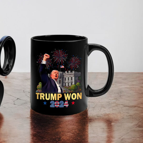 TRUMP We Won ,Trump 47th President Mug1