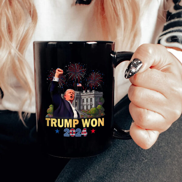 TRUMP We Won ,Trump 47th President Mug6