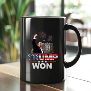 TRUMP won Trump 47th President Funny Donald Trump Trump Winning Mug1