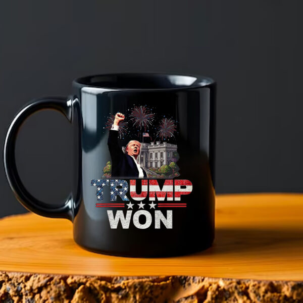 TRUMP won Trump 47th President Funny Donald Trump Trump Winning Mug2