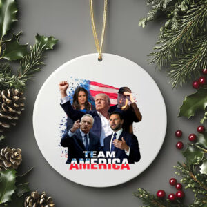 Team America, Trump Vance Musk Kennedy Gabbard Ornament