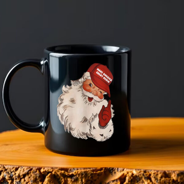 Trump 2024 Christmas Santa Mug , Funny Trump , Funny Santa2