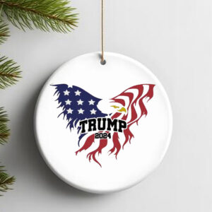 Trump 2024 , Eagle Flag Trump Ornament , Pro Trump 3