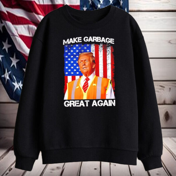 Trump 2024 Make Garbage Great Again US flag Shirt, Hoodie, Sweatshirt, Long Sleeve and Tank Top2