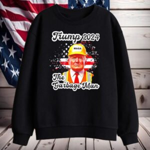 Trump 2024 the garbage man MAGA American flag Shirt, Hoodie, Sweatshirt, Long Sleeve and Tank Top2