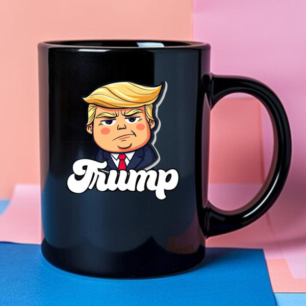 Trump Cartoon Caricature Mug 2024