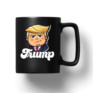 Trump Cartoon Caricature Mug 20241