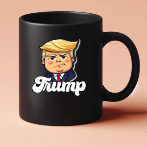 Trump Cartoon Caricature Mug 20243