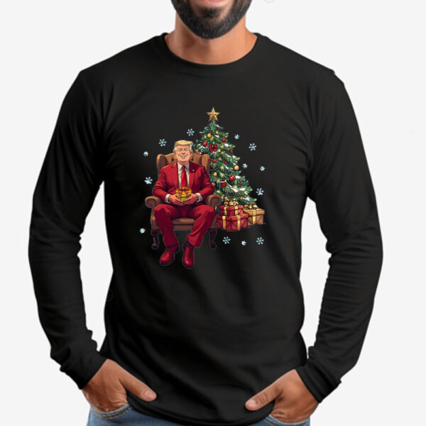 Trump Christmas Tree Sweatshirt , T-shirt , Hoodie , Long Sleeve T-shirt2