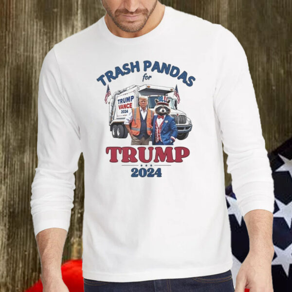 Trump Garbage Trash Pandas for Trump 2024 President For The People Funny WI Rally Garbage Truck Shirt, Hoodie, Sweatshirt, Long Sleeve and Tank Top