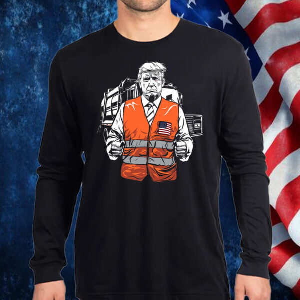 Trump Garbage Truck Vest Shirt, Hoodie, Sweatshirt, Long Sleeve and Tank Top