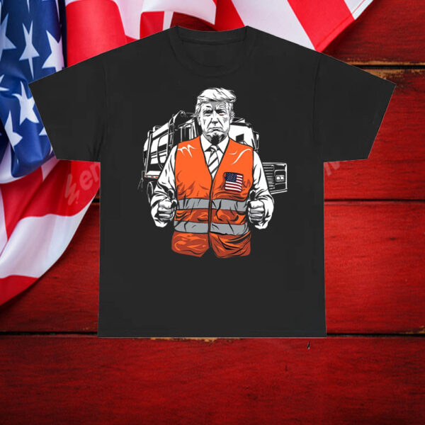 Trump Garbage Truck Vest Shirt, Hoodie, Sweatshirt, Long Sleeve and Tank Top6