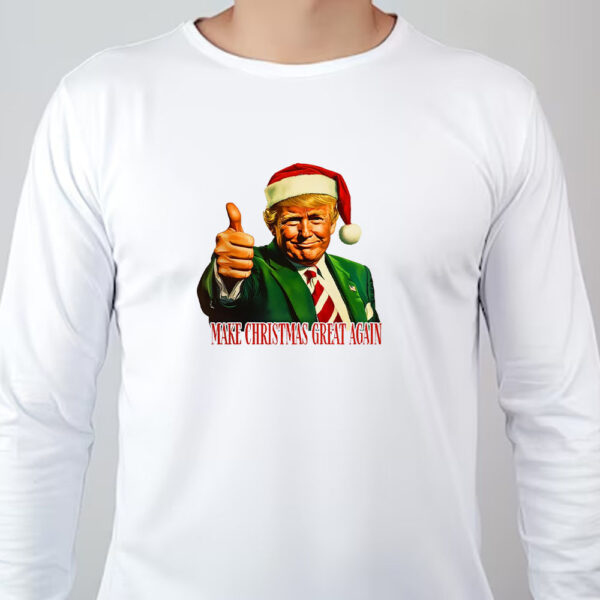 Trump I'll Be Home for Christmas - Humorous Trump Christmas Sweatshirt , T-shirt , Hoodie , Long Sleeve T-shirt Design Clipart Illustration