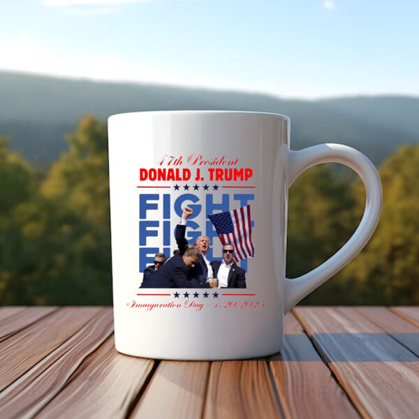 Trump Inauguration Day 2025 Mug , 47th President Donald Trump , Election 2024