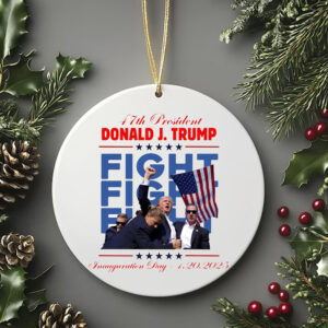 Trump Inauguration Day 2025 Ornament , 47th President Donald Trump , Election 2024