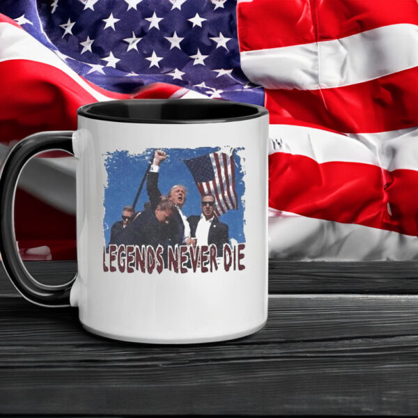 Trump Legends Never Die Mug1