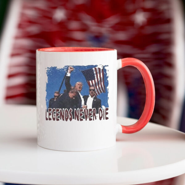 Trump Legends Never Die Mug2