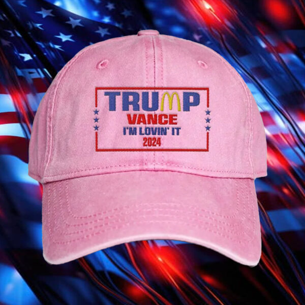 Trump McDonalds I'm Lovin' It Hat ,Gifts for Trump Supporters1