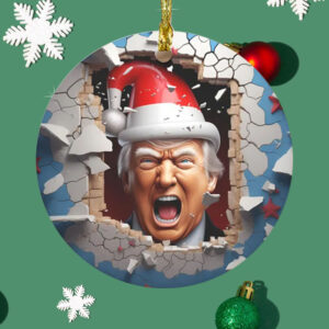 Trump Ornament, Christmas Trump2