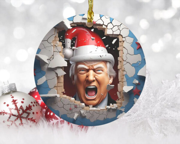 Trump Ornament, Christmas Trump5