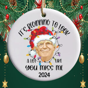 Trump Ornament, It's Beginning To Look A Lot Like Christmas Ornament