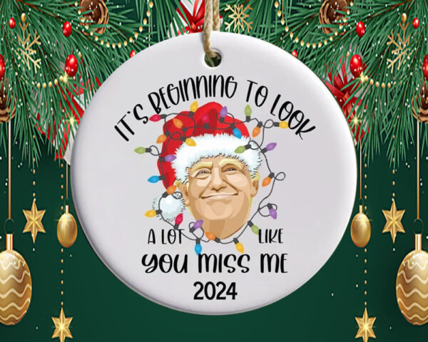 Trump Ornament, It's Beginning To Look A Lot Like Christmas Ornament