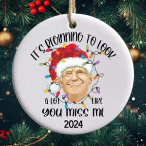 Trump Ornament, It's Beginning To Look A Lot Like Christmas Ornament2