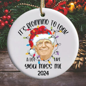 Trump Ornament, It's Beginning To Look A Lot Like Christmas Ornament4