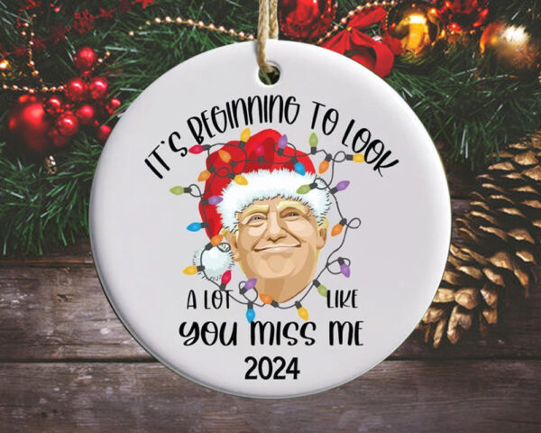 Trump Ornament, It's Beginning To Look A Lot Like Christmas Ornament4