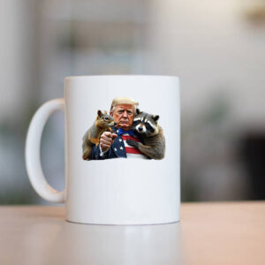 Trump Peanut squirrel Raccoon Mug1