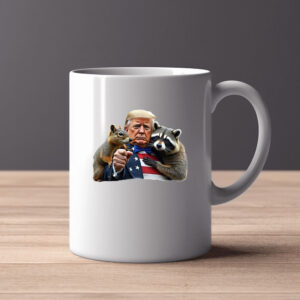 Trump Peanut squirrel Raccoon Mug2