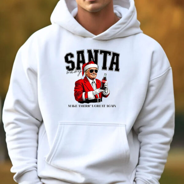 Trump Santa Baby Christmas T-Shirt 2024 , Humorous Trump Christmas3