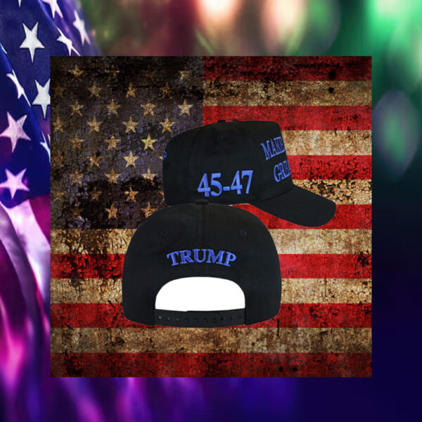 Trump Thin Blue Line MAGA Hat