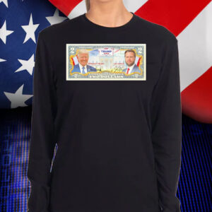 Trump Vance 2024 two Dollars the United States of America Shirt, Hoodie, Sweatshirt, Long Sleeve and Tank Top