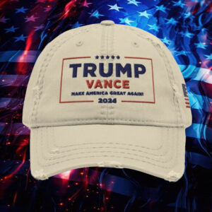 Trump-Vance Make America Great Again Distressed Dad Hat