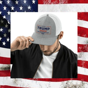 Trump-Vance Make America Great Again Snapback Trucker Cap2