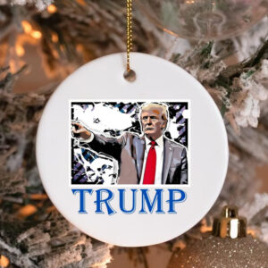 Trump Wanted For President 2024, Trump Back Again Ornament3