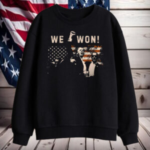 Trump We Won ,Wins Inauguration 47, US President 2025 Election Shirt, Hoodie, Sweatshirt, Long Sleeve and Tank Top2