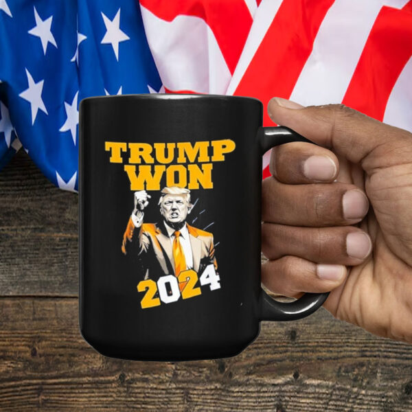 Trump Won 2024 After Election 47th President Mug