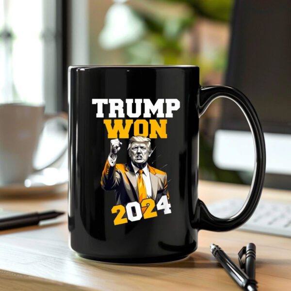 Trump Won 2024 Mug , Pro-Trump Election Apparel