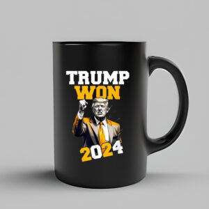 Trump Won 2024 Mug , Pro-Trump Election Apparel3