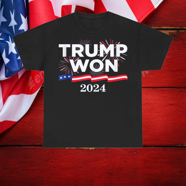 Trump Won Again ,Election Shirt, Hoodie, Sweatshirt, Long Sleeve and Tank Top6