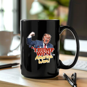 Trump Won Again Mug , Trump Election ,Trump 2024 Republican