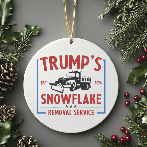 Trump's Snowflake Removal Service Ornament