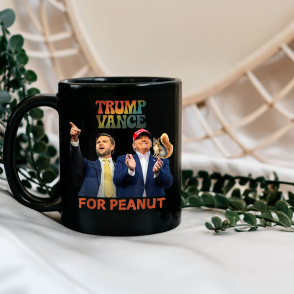 Vote Trump For Peanut The Squirrel quotes trump &vance Mug2