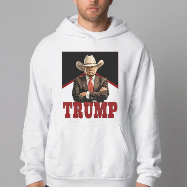 Western Trump , Trump 2024 , President Trump Cowboy Sweatshirt , T-shirt , Hoodie , Long Sleeve T-shirt2