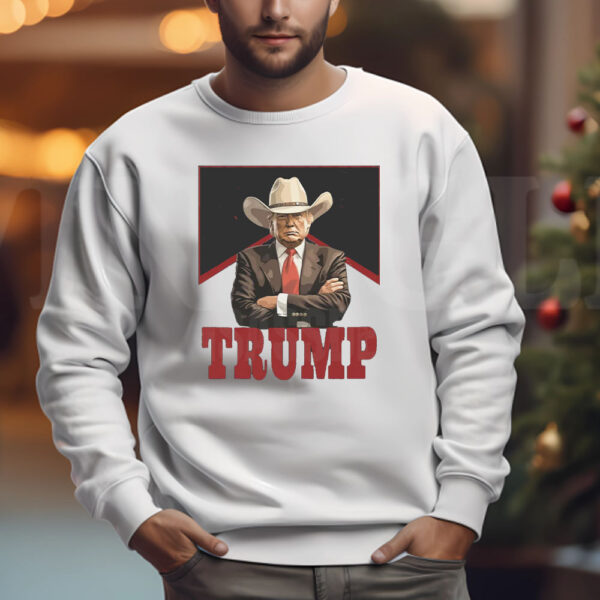 Western Trump , Trump 2024 , President Trump Cowboy Sweatshirt , T-shirt , Hoodie , Long Sleeve T-shirt33